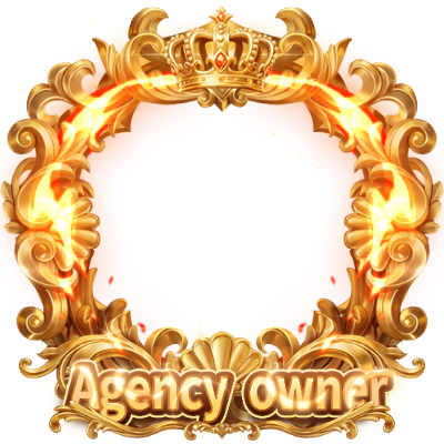 Agency Owner Baroque Golden Crown Frame
