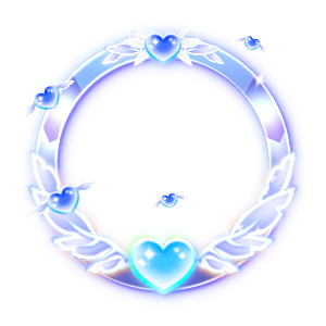 Neon Lavender Glow Avatar Ring Frame