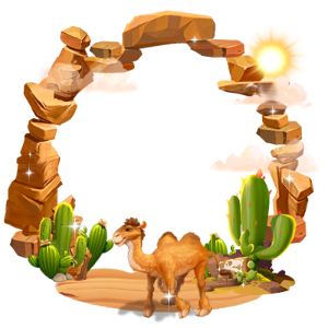 Desert Canyon Stone Rock Archway Frame