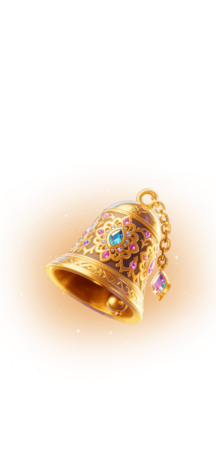 Royal Jeweled Golden Bell Gift
