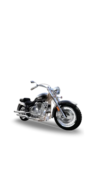 Classic Chrome Cruiser Motorcycle