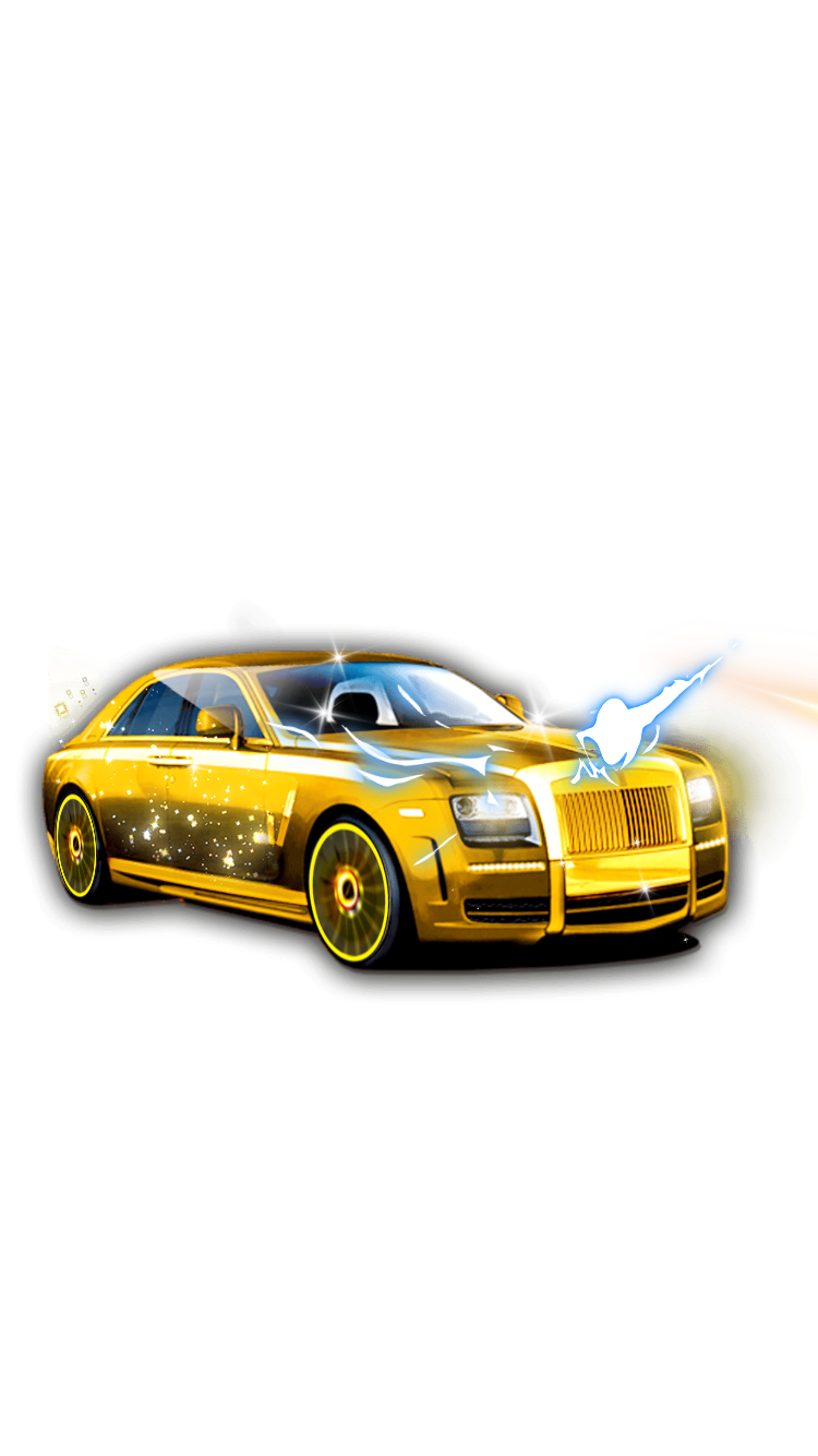 Royal Golden Rolls Royce Limousine