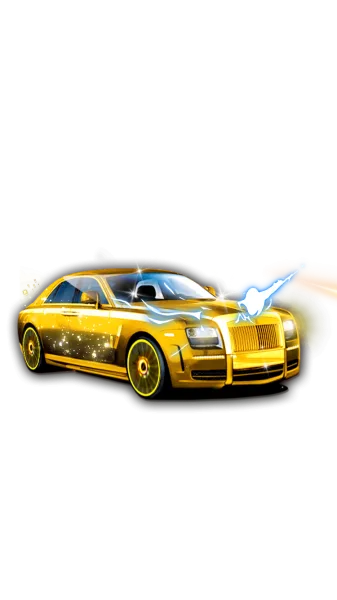 Royal Golden Rolls Royce Limousine