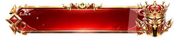Ruby Red Filigree Royal Chat Banner