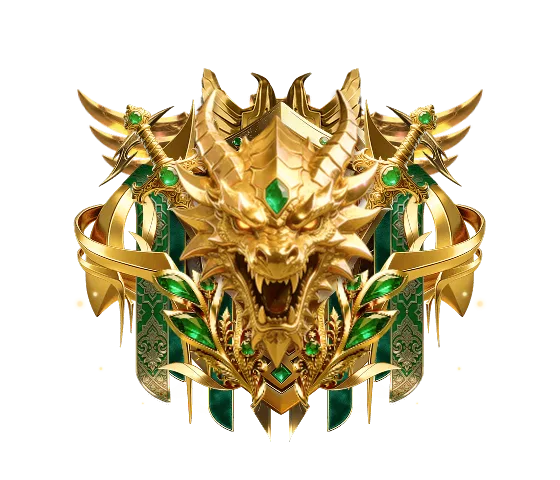 Golden Emerald Shield Twin Swords (Level 8)