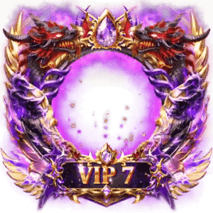 VIP 7 Purple Dragon Royal Frame