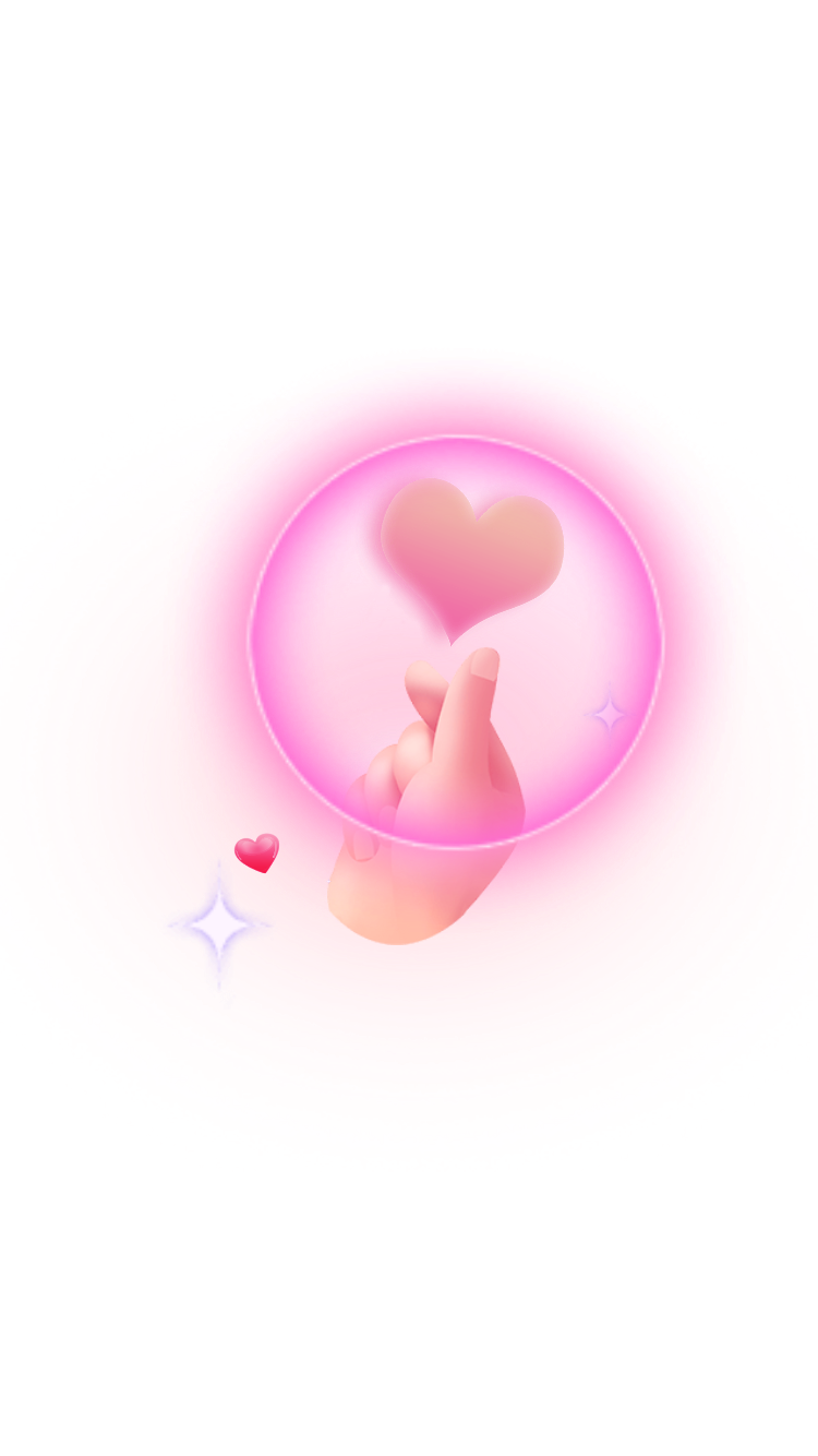 Soft Pink Radiant Light Orb Aura