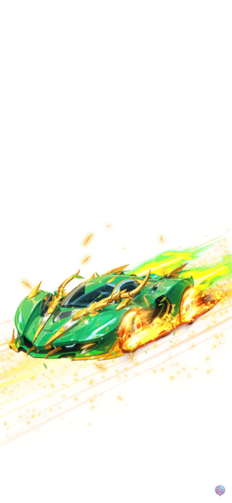 Golden Stardust Sparkle Foliage Beam Gift