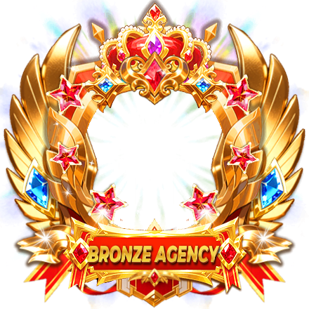 Bronze Agency Golden 3D Text Banner
