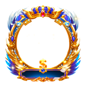 Golden Sapphire Gem Frame