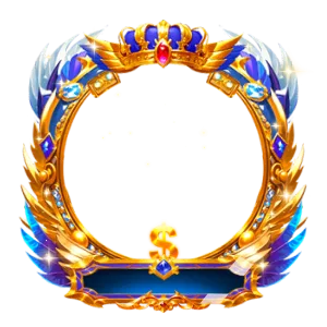 Golden Sapphire Gem Frame