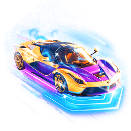 Cyber Gold Hypercar Luxury Vehicle
