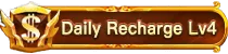 Golden Daily Recharge Level Badge