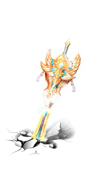 Divine Winged Holy Sword Of Light