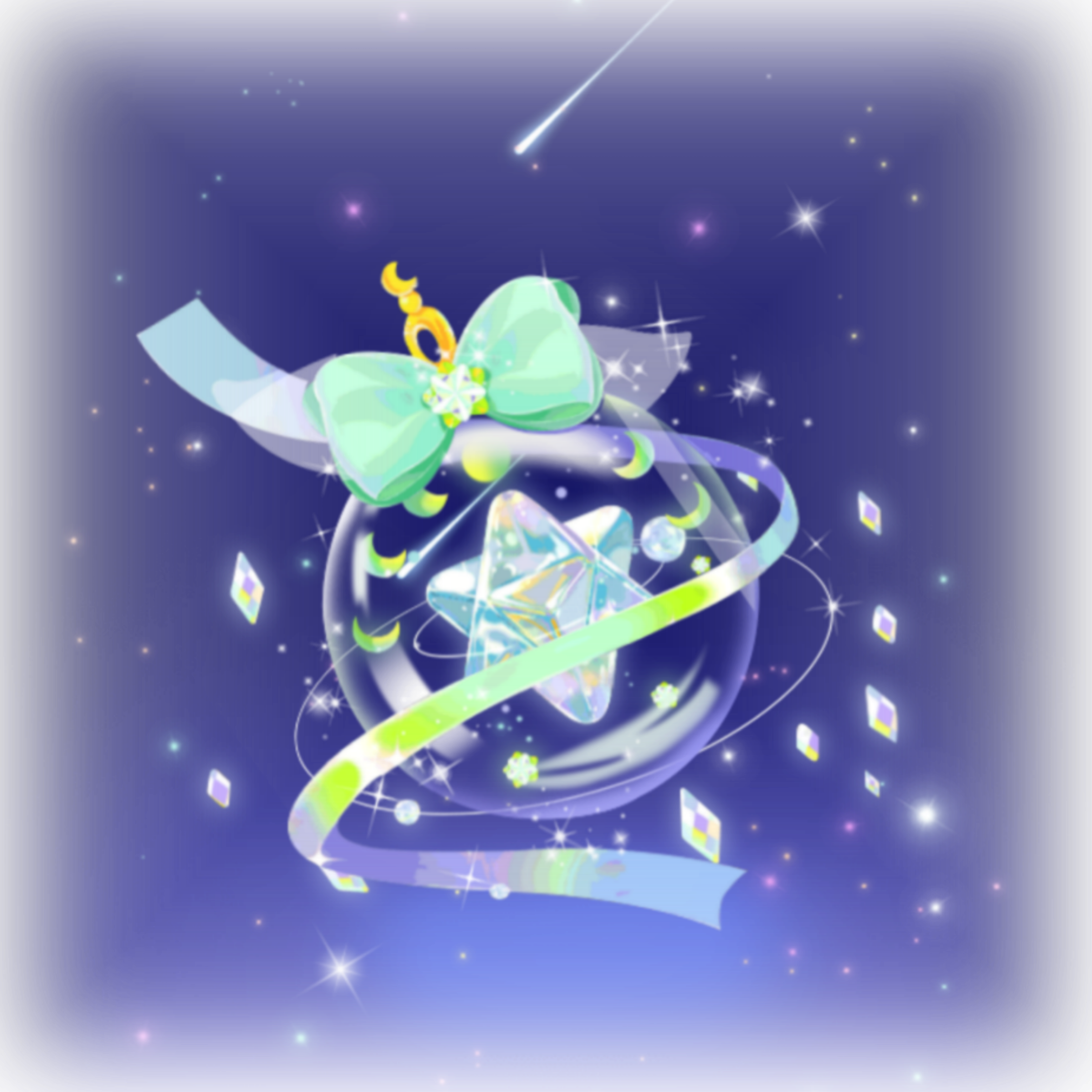 Star And Moon Crystal