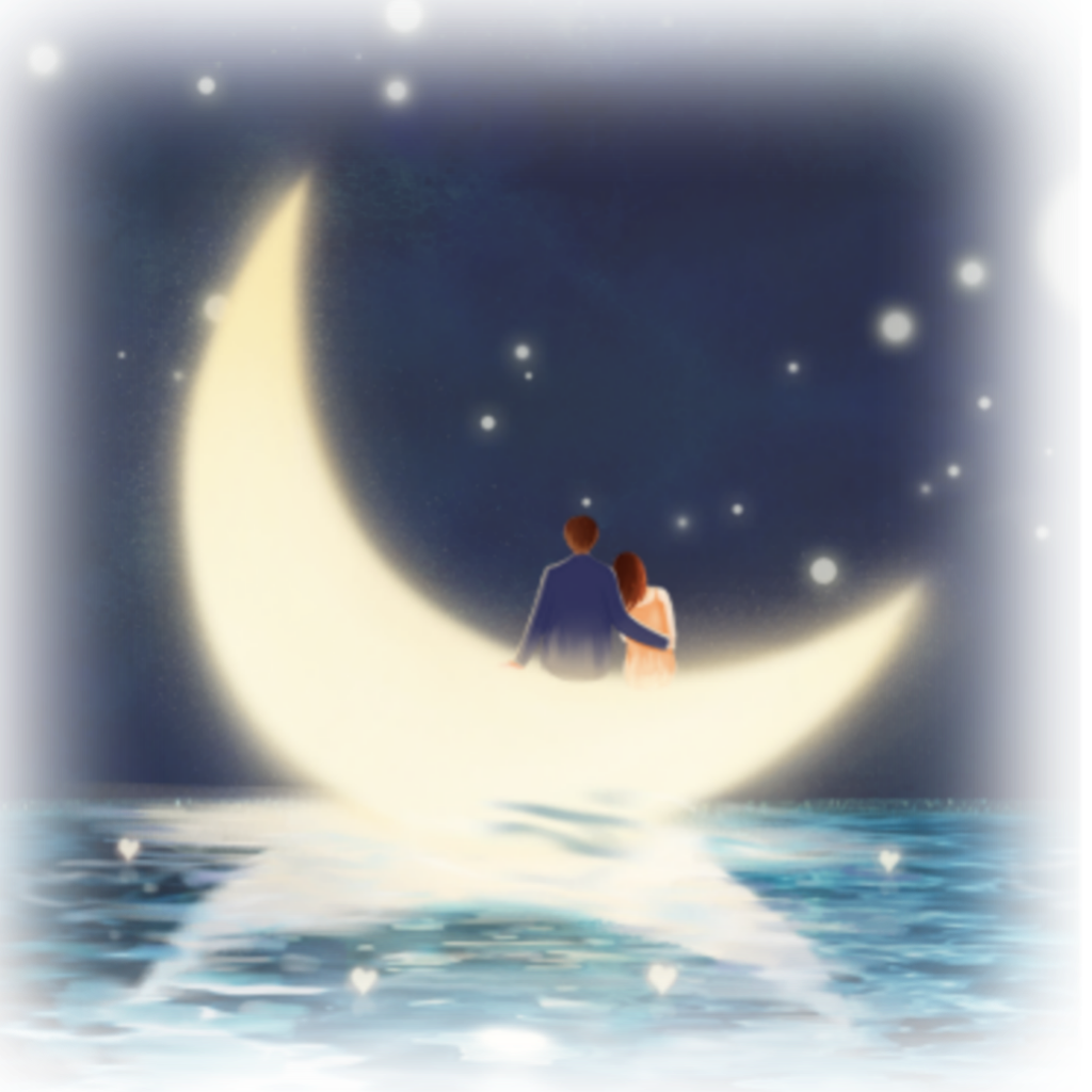 Bright Moon On Sea