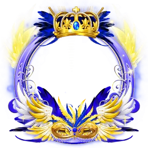 Royal Crown Golden Wings Frame