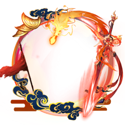 Glowing Crimson Crystal Glass Sphere Frame