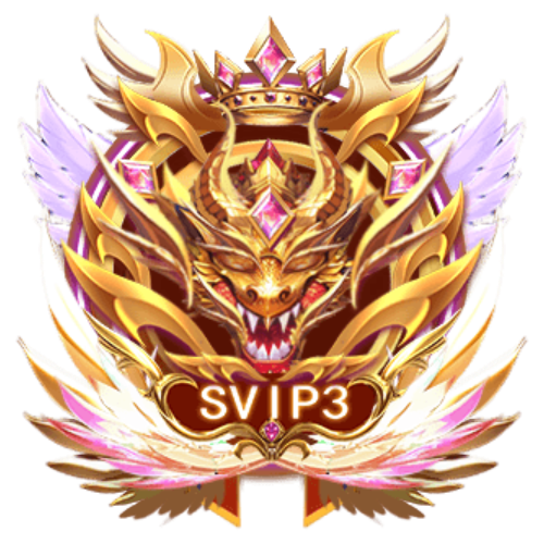 SVIP 3 Golden Dragon Medal Badge