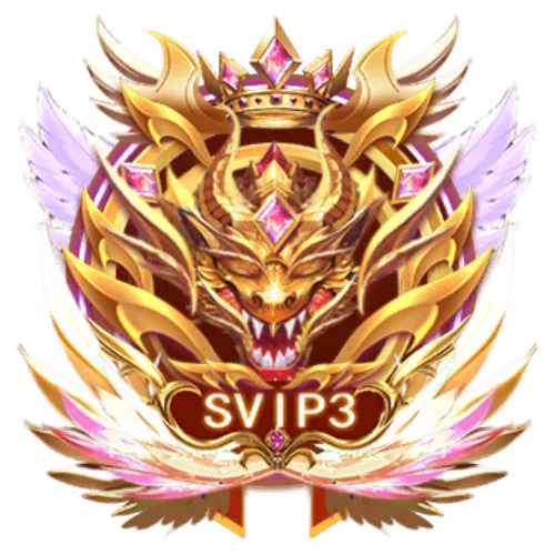 SVIP 3 Golden Dragon Medal Badge