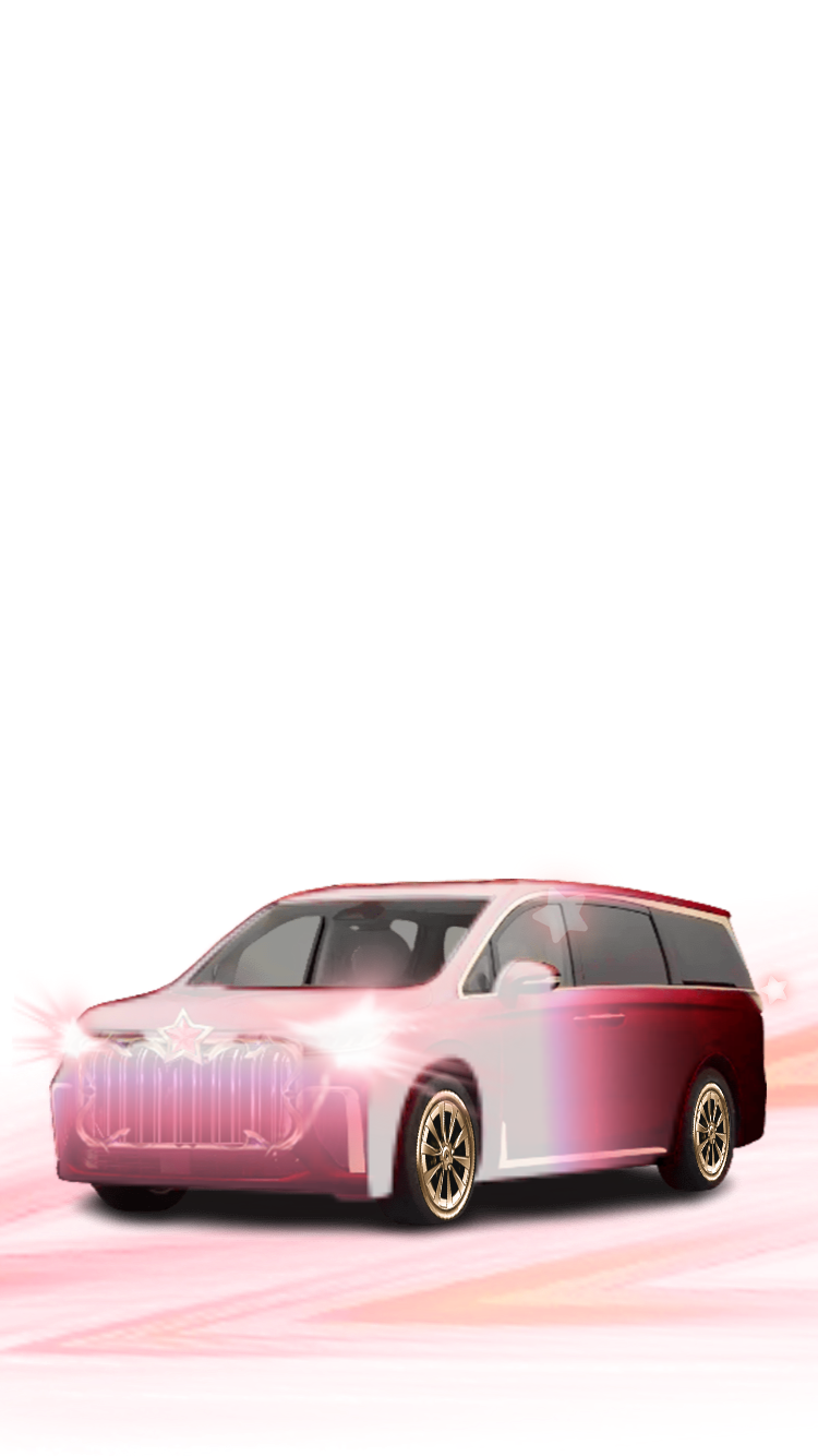Luxury Crimson VIP Crown Van
