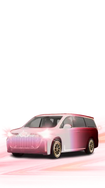 Luxury Crimson VIP Crown Van