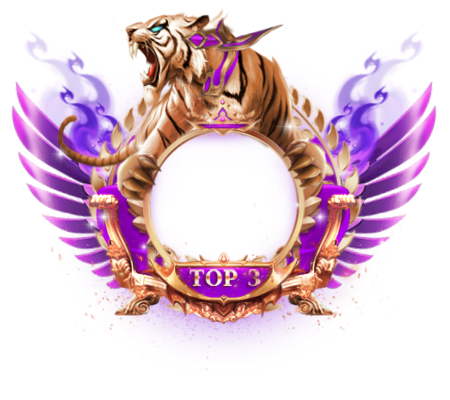 Charm Rank 3 Purple Particle Frame