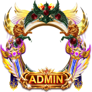 Admin Red Stardust Particle Frame