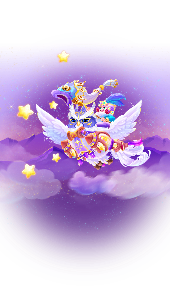 Purple Mountain Dreamy Night Sky Entry