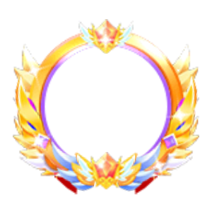 Golden Winged Sunburst Solar Ring Frame