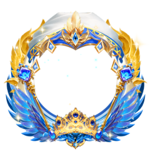 Blue Neon Multi Ring Frame