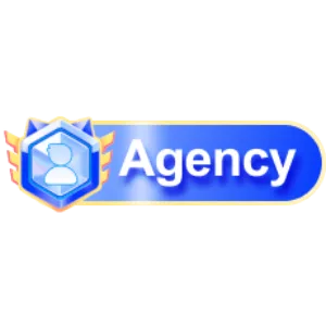 Agency Blue Winged Badge