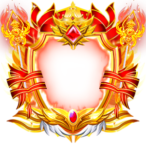 Red Fire Flame Aura Frame