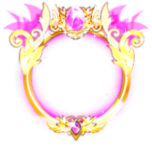 Neon Magenta Cyber Glow Ring Frame
