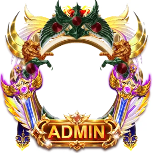 Admin Red Stardust Particle Frame