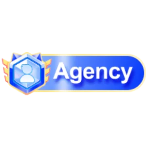Agency Blue Winged Badge