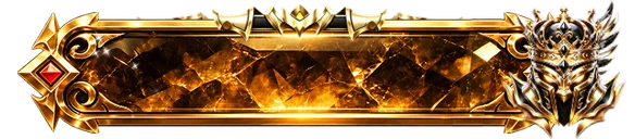 Amber Gold Crystal Gold Baroque Banner