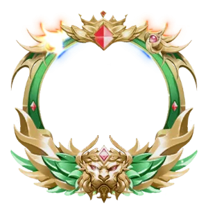 Royal Emerald Lion Frame