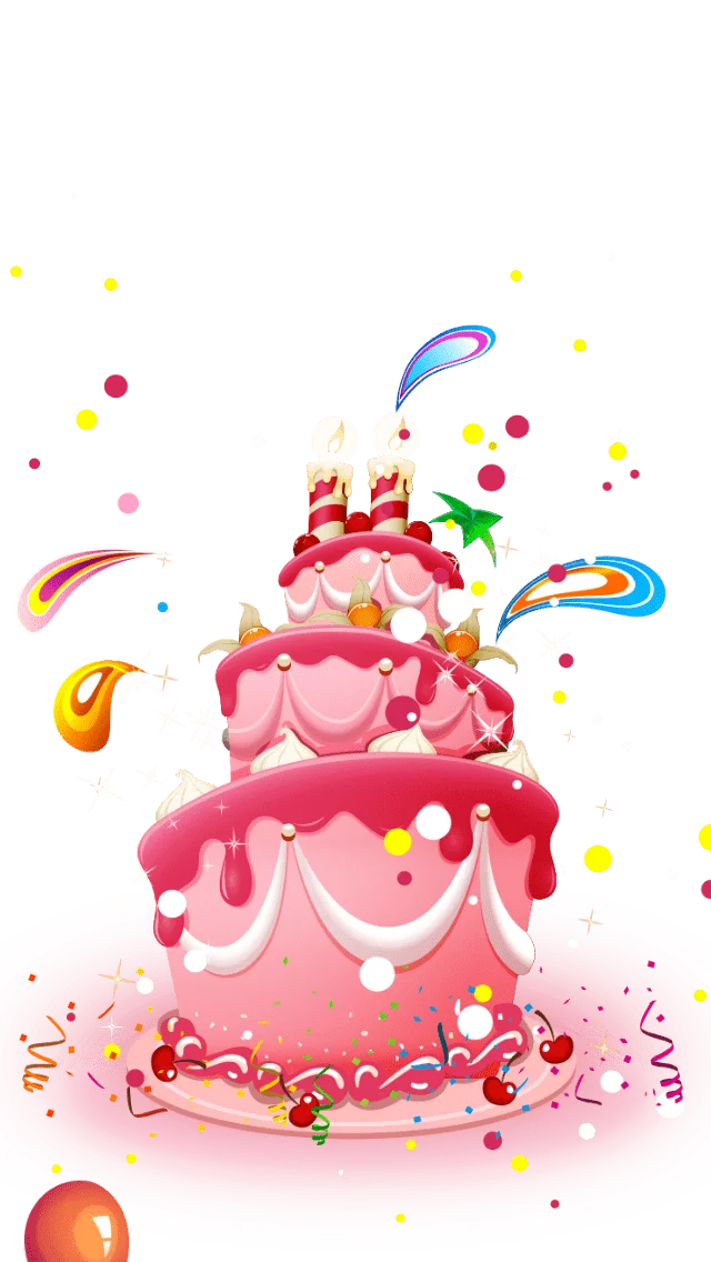 Birthday Balloon Cake