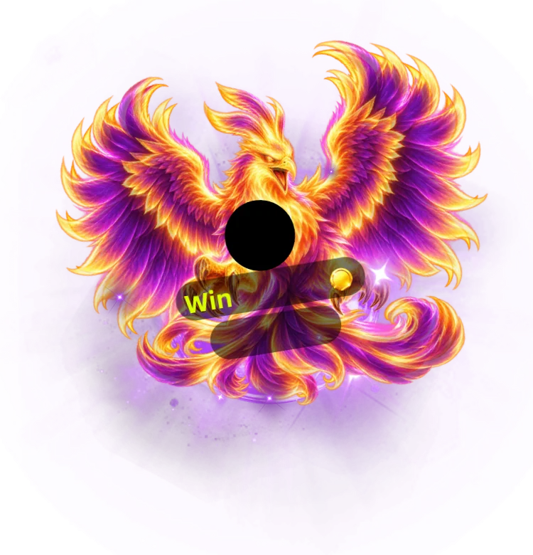Celestial Violet Golden Winged Phoenix