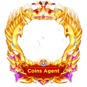 Coins Agent Royal Golden Crown Frame