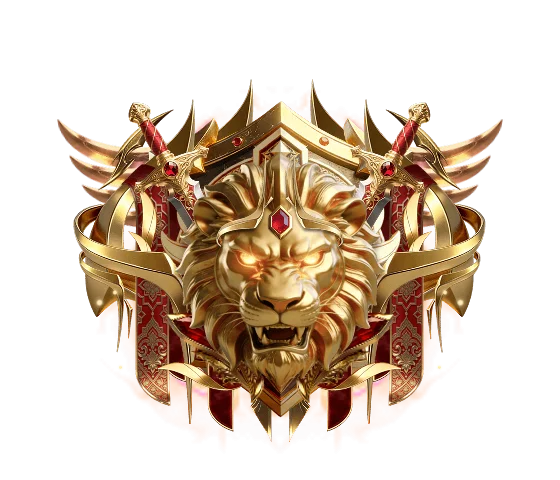 Crimson Gold Royal Shield Twin Swords (Level 7)