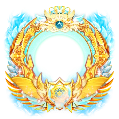 Cyan Stardust Particle Aura Frame