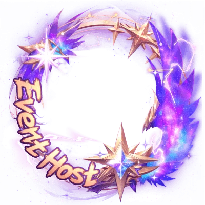 Event Host Starlight Nebula Crystal Frame