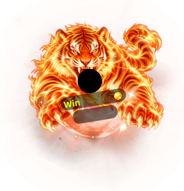 Fierce Roaring Flame Tiger Beast