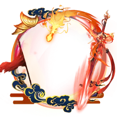 Glowing Crimson Crystal Glass Sphere Frame