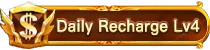 Golden Daily Recharge Level Badge