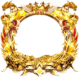 Golden Dragon Royal Crown Frame