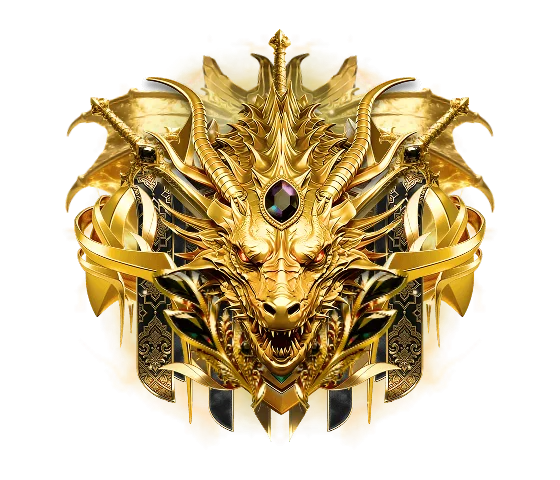 Golden Grand Paladin Sword Shield Crest (Level 9)