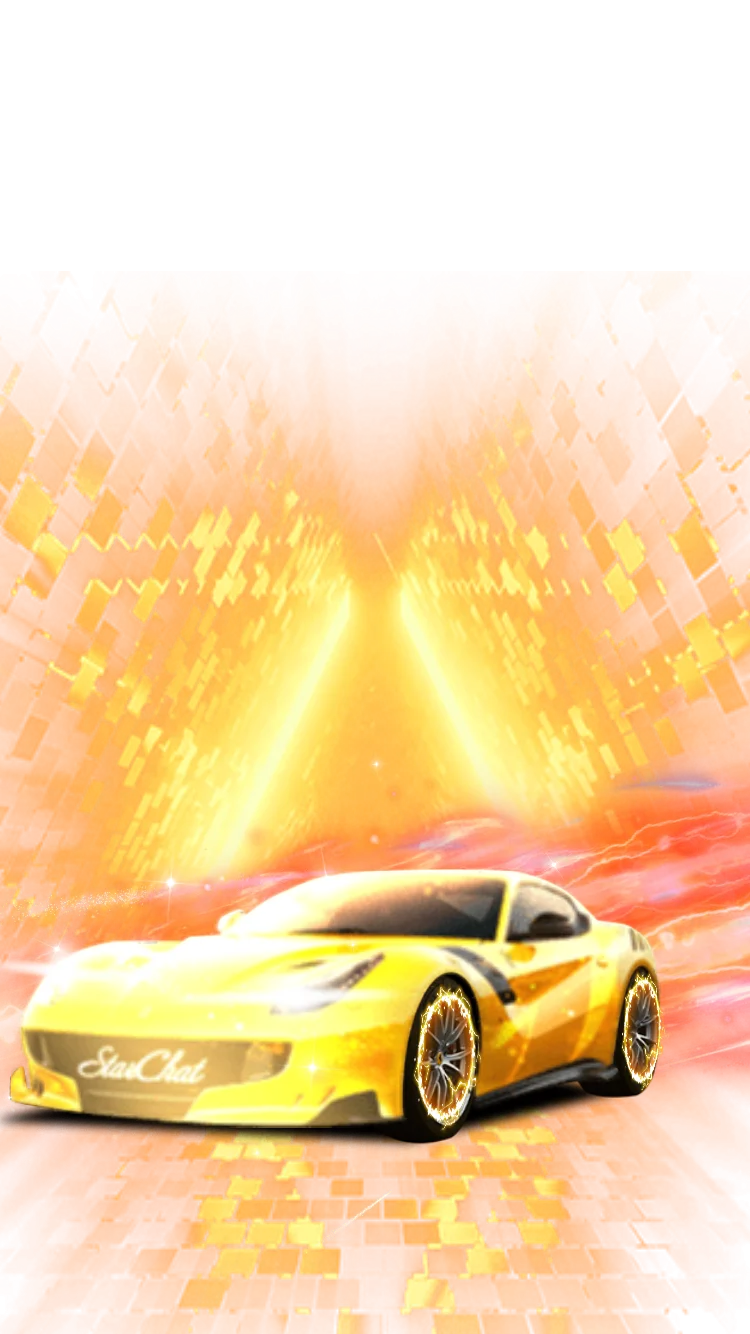 Golden Luxury Sports Car StarChat